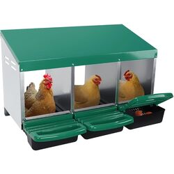 Cuibar pentru gaini cu colector de oua Demetra DH-03 (Green) Thumb
