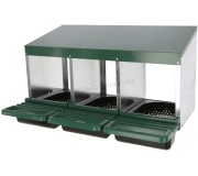 Cuibar pentru gaini cu colector de oua Demetra DH-03 (Green)