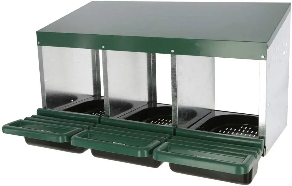 Cuibar pentru gaini cu colector de oua Demetra DH-03 (Green)