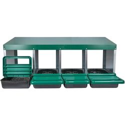 Гнездо с яйцесборником для кур Demetra DH-04 (Green) Thumb