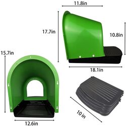 Cuibar pentru gaini cu colector de oua Demetra ECO Thumb