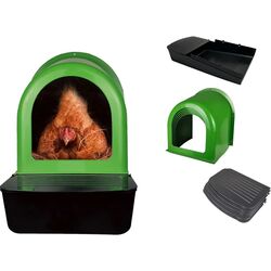Set cuibare pentru gaini cu colector de oua Demetra ECO Thumb