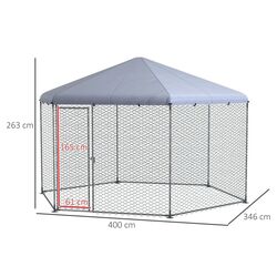 Клетка для птиц Outsunny D51-399V01SR (Silver) Thumb