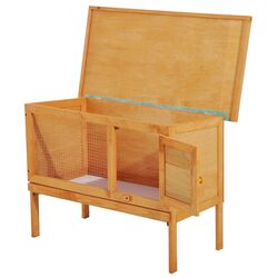 Cusca pentru iepuri PawHut D51-067 (Natural) Thumb