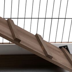 Cusca pentru iepuri PawHut D51-125BN (Brown/White) Thumb