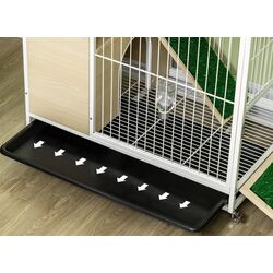 Cusca pentru iepuri PawHut D51-331V00AK (Natural) Thumb