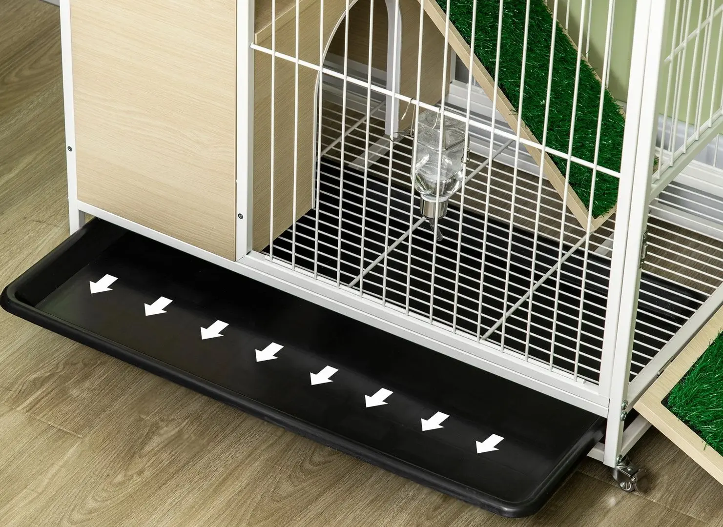 Cusca pentru iepuri PawHut D51-331V00AK (Natural)