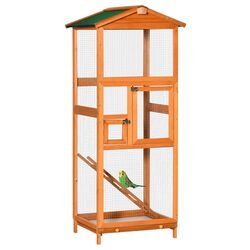 Cusca pentru pasari PawHut D10-004V00OG (Orange/Green)