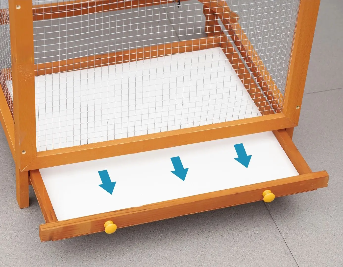 Cusca pentru pasari PawHut D10-004V00OG (Orange/Green)