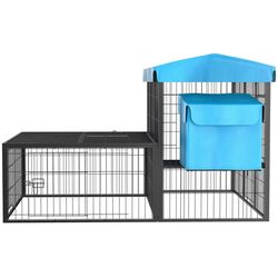 Cusca pentru pasari PawHut D51-250BU (Black/Blue) Thumb