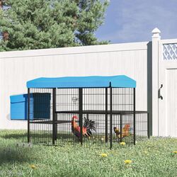 Cusca pentru pasari PawHut D51-250BU (Black/Blue) Thumb