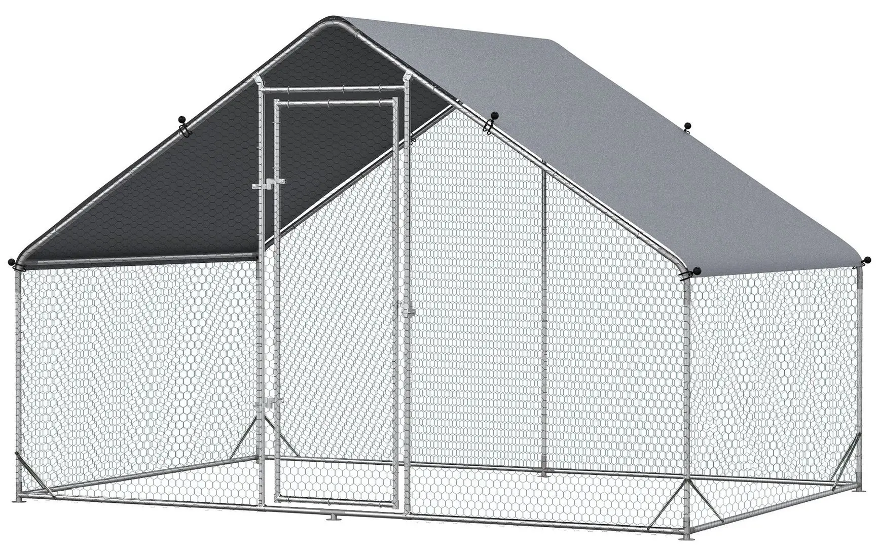 Клетка для птиц PawHut D51-277 (Silver)