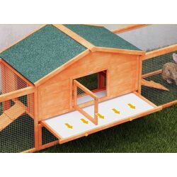 Клетка для животных PawHut D51-145V01OG (Orange/Green) Thumb