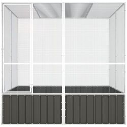 Cusca pentru pasari VidaXL 171549 (Anthracite) Thumb