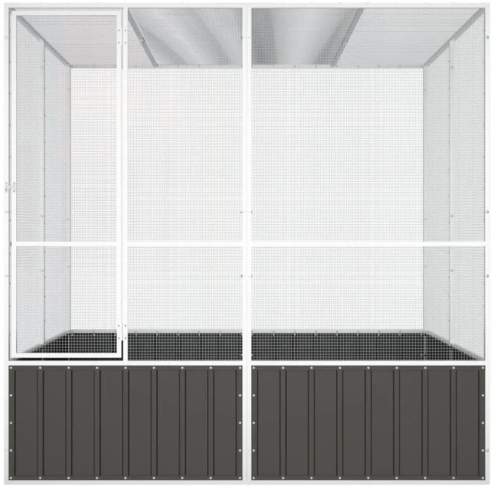 Cusca pentru pasari VidaXL 171549 (Anthracite)