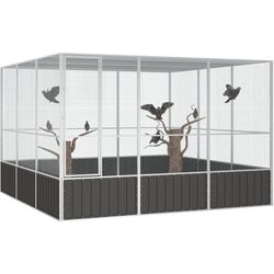 Cusca pentru pasari VidaXL 171550 (Anthracite) Thumb