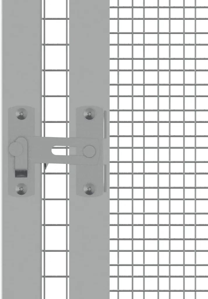 Cusca pentru pasari VidaXL 171552 (Grey)