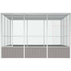 Клетка для птиц VidaXL 171553 (Grey) Thumb