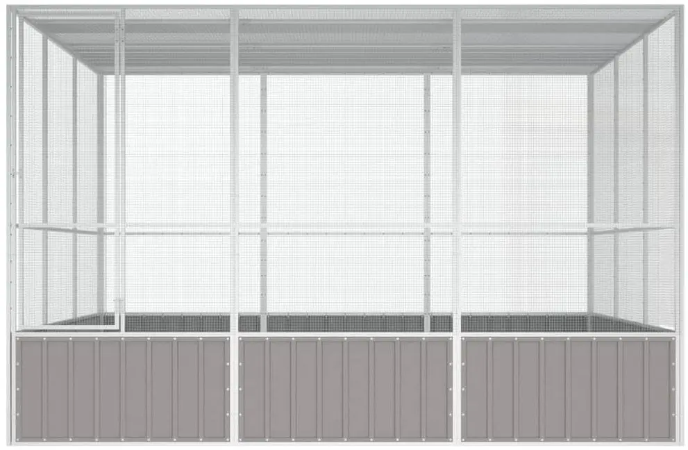 Клетка для птиц VidaXL 171553 (Grey)