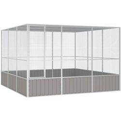 Cusca pentru pasari VidaXL 171553 (Grey)