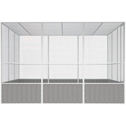 Клетка для птиц VidaXL 171553 (Grey) Thumb