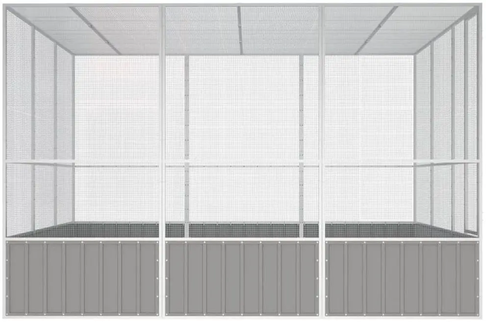 Клетка для птиц VidaXL 171553 (Grey)