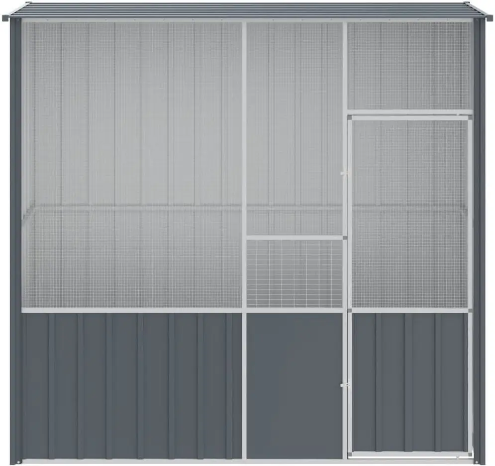 Клетка для птиц VidaXL 172344 (Anthracite)