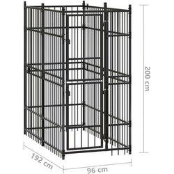 Cusca pentru caini VidaXL 171472 (Black) Thumb