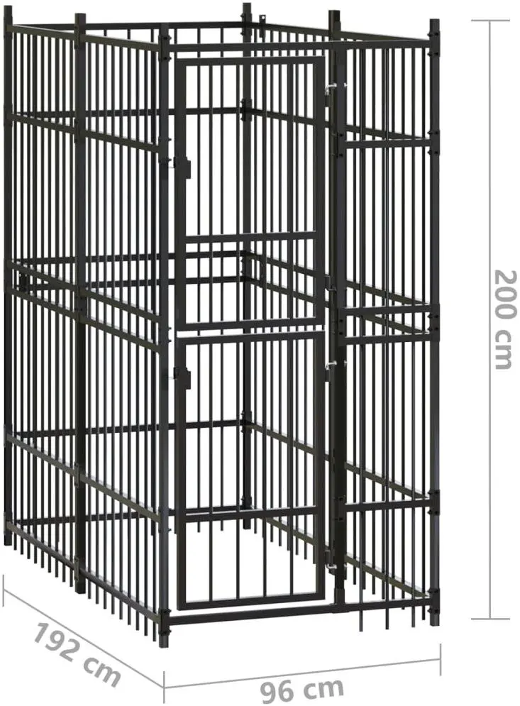 Cusca pentru caini VidaXL 171472 (Black)