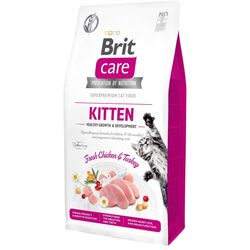 Корм для кошек Brit Care Healthy Growth & Development Chicken & Turkey (7кг)