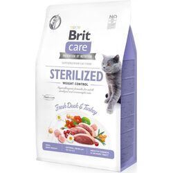 Hrana pentru pisici Brit Care Sterilized Duck and Turkey (7 kg)