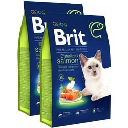 Hrana pentru pisici Brit Care Sterilized Salmon (8kg) Thumb