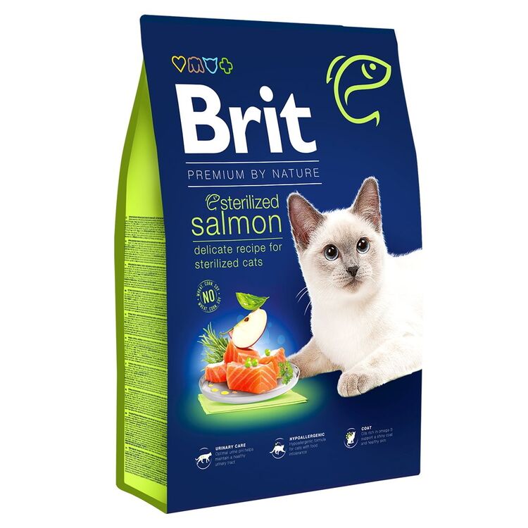 Корм для кошек Brit Care Sterilized Salmon (8кг)