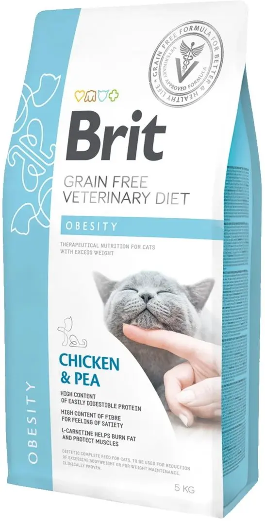 Корм для кошек Brit Obesity Chicken and Pea (5 kg)
