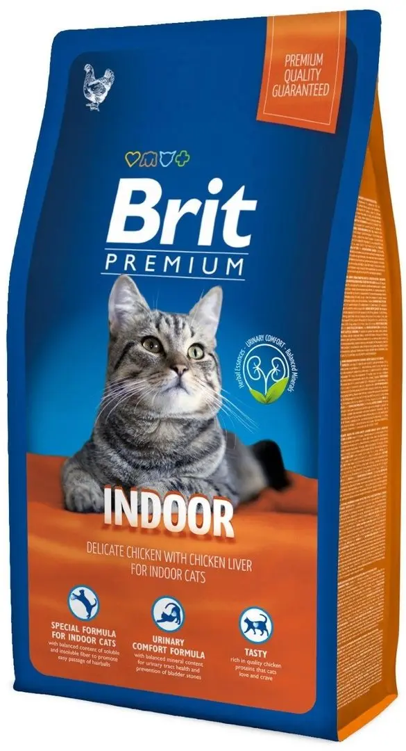 Hrana pentru pisici Brit Premium Cat Indoor Chicken (8kg)