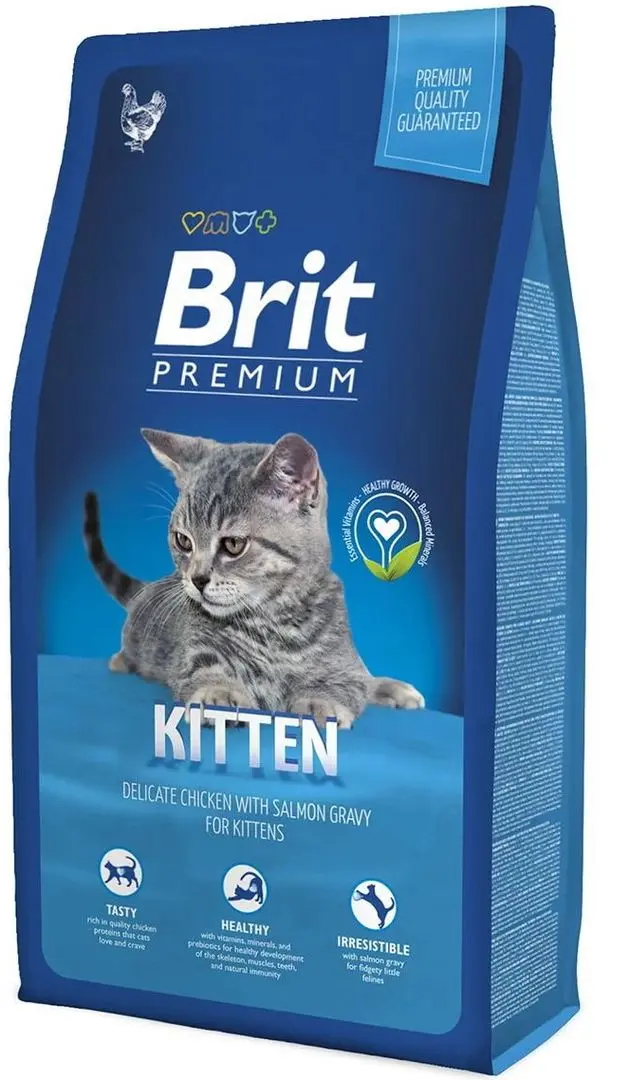 Корм для кошек Brit Premium Cat Kitten Chicken (8kg)