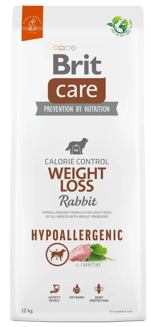 Hrana pentru caini Brit Care Calorie Control Weight Loss Rabbit (12kg)