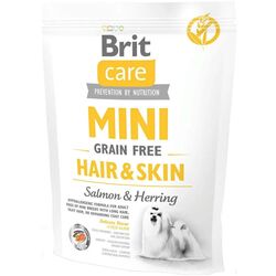 Hrana pentru caini Brit Care Mini Hair&Skin Salmon&Herring (2kg)