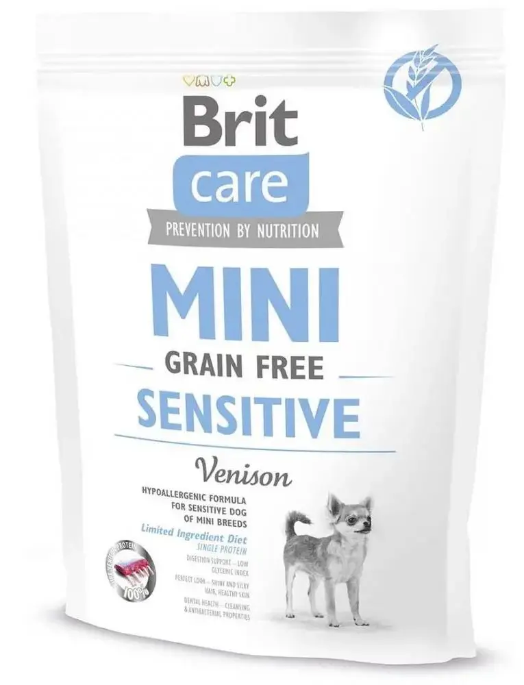 Hrana pentru caini Brit Care Mini Sensitive Venison (2kg)
