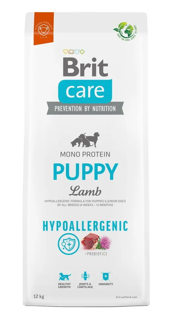 Корм для собак Brit Care Hypoallergenic Puppy Lamb (12кг)