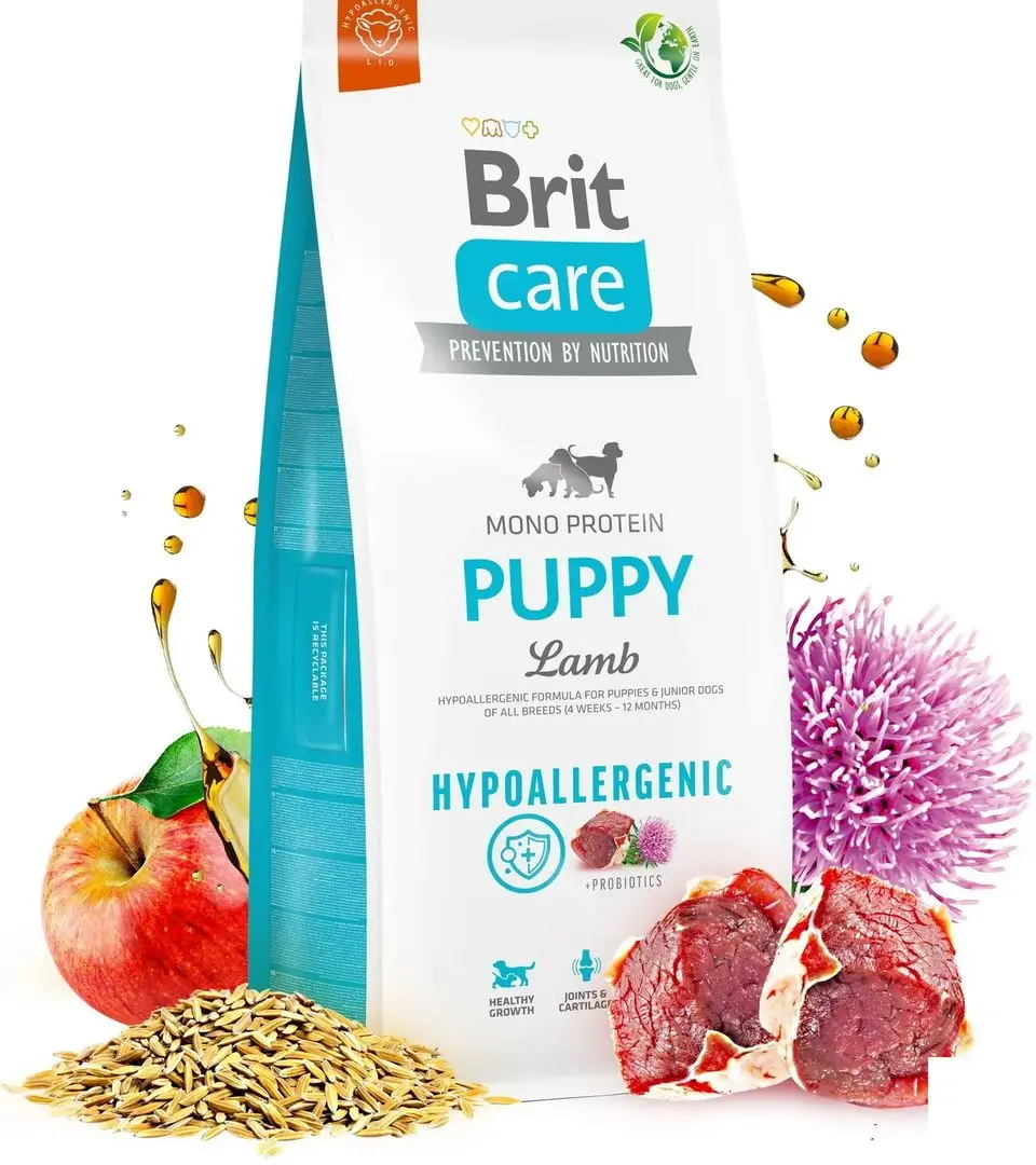 Корм для собак Brit Care Hypoallergenic Puppy Lamb (12кг)