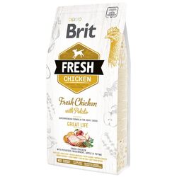 Hrana pentru caini Brit Fresh Adult Great Life Chicken&Potato (12kg)
