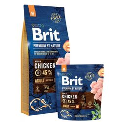 Hrana pentru caini Brit Premium Adult M Chicken (15kg) Thumb