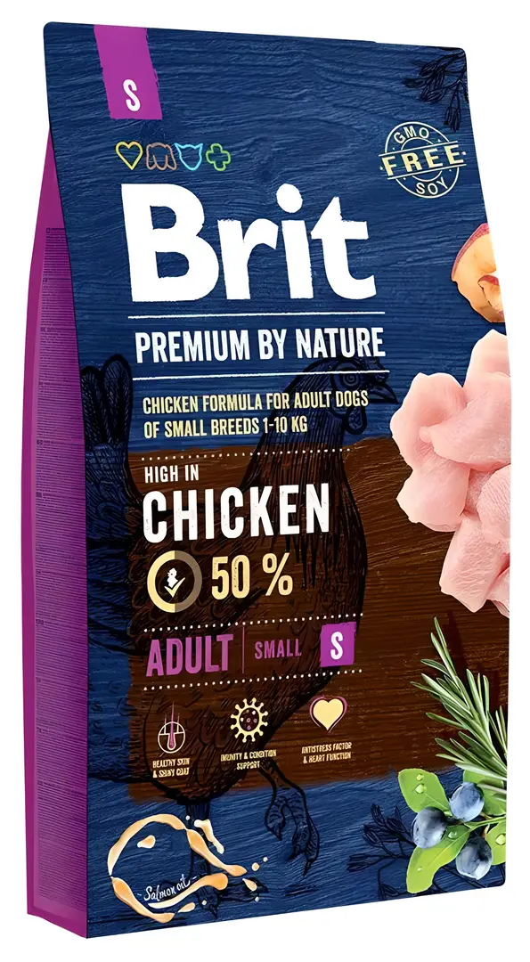 Hrana pentru caini Brit Premium Adult S (8kg)