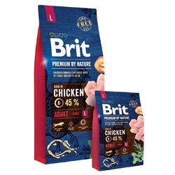 Hrana pentru caini Brit Premium Chicken (15kg) Thumb