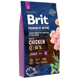 Корм для собак Brit Premium Junior S Chicken (8кг)