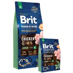 Корм для собак Brit Premium Junior XL Chicken (15кг) Thumb