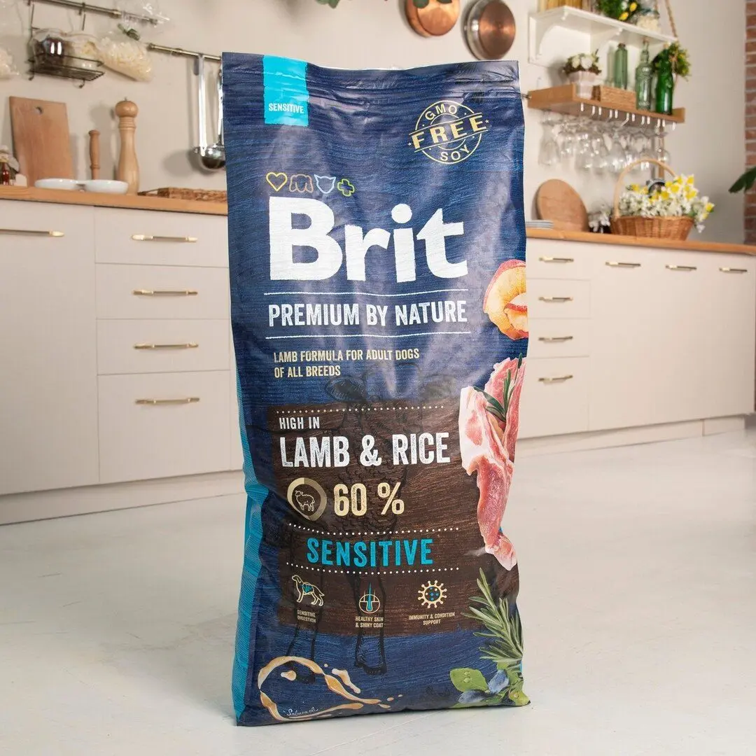 Корм для собак Brit Premium Lamb and Rice Sensitive (15 кг)