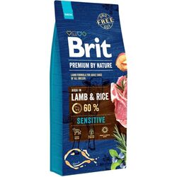 Корм для собак Brit Premium Lamb and Rice Sensitive (15 кг)