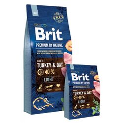 Hrana pentru caini Brit Premium Light Turkey & Oat (15kg) Thumb